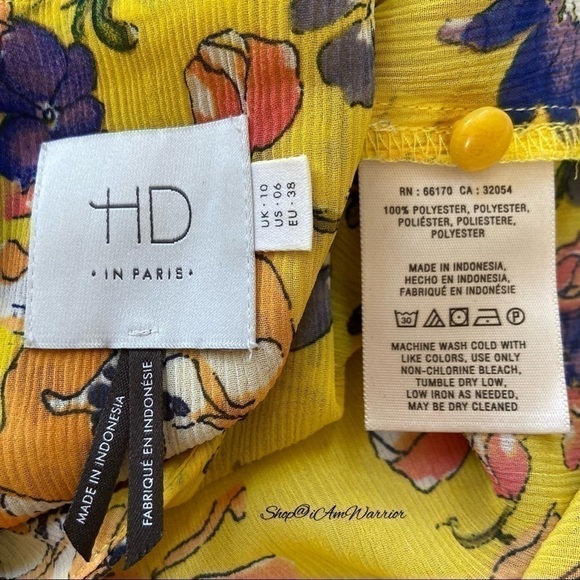 Anthropologie HD in Paris sleeveless floral flutter top *shop@iamwarrior - Picture 8 of 8